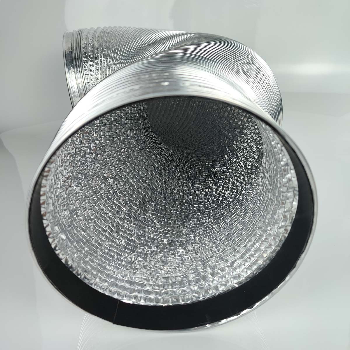 5 layers plain aluminum flexible air duct